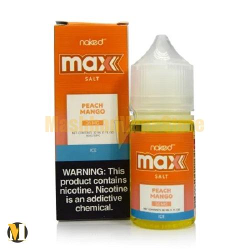 NKD 100 Salt Max Peach Mango Ice 30ml (2) سالت هلو انبه یخ نیکد <br><span>NKD 100 Salt Max Peach Mango Ice 30ml</span> - Image 2