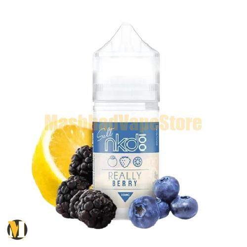 NKD 100 Salt Really Berry 30ml (1) سالت بلوبری توت سیاه لیمو نیکد <br><span>NKD 100 Salt Really Berry 30ml</span> - Image 1
