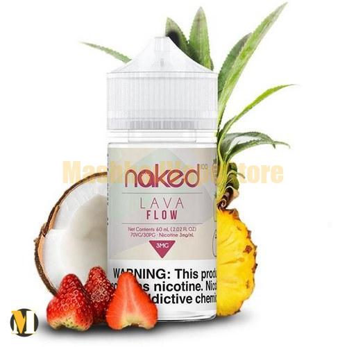 Naked 100 Lava Flow E-JUICE 60ml (1) جویس آناناس نارگیل توت فرنگی نیکد <br><span>Naked 100 Lava Flow 60ml</span> - Image 1