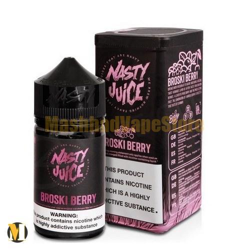 Nasty Broski Berry E-Liquid 60ml (2) جویس تمشک و توت جنگلی و گیلاس نستی <br><span>Nasty Broski Berry 60ml</span> - Image 2