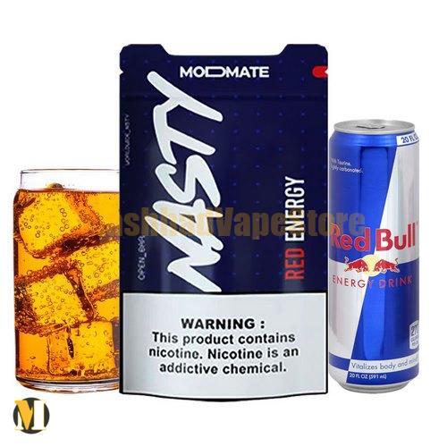 Nasty ModMate Red Energy E-Liquid 60ml (2) جویس انرژی زا ردبول مادمیت نستی <br><span>Nasty ModMate Red Energy 60ml</span> - Image 3