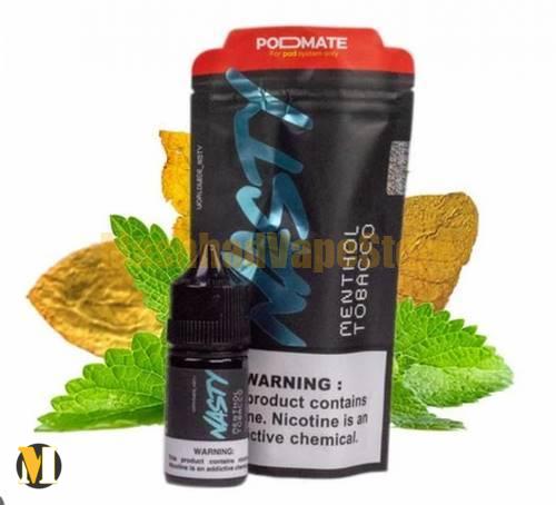Nasty PodMate Menthol Tobacco SaltNic 30ml (1) سالت نعناع تنباکوی نستی <br><span>Nasty PodMate Menthol Tobacco SaltNic 30ml</span> - Image 1