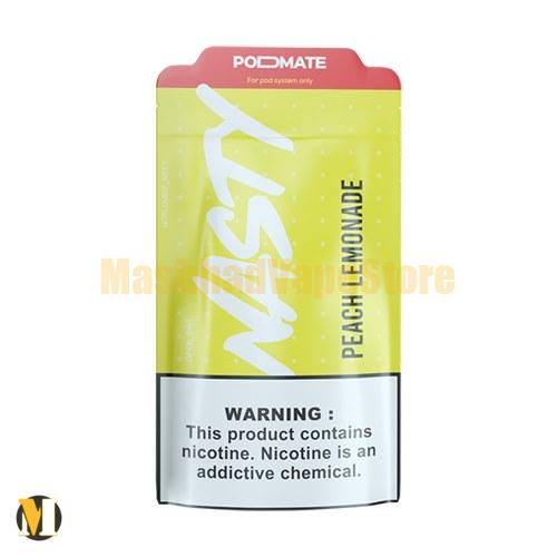 Nasty PodMate Peach Lemonade SaltNic 30ml (2) سالت هلو لیموناد نستی <br><span>Nasty PodMate Peach Lemonade SaltNic 30ml</span> - Image 2