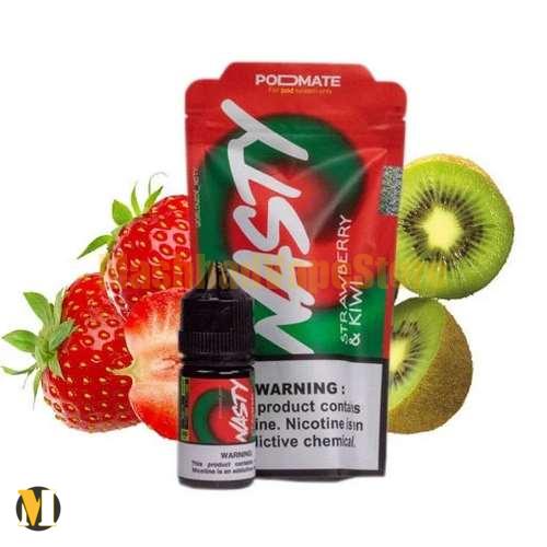 Nasty PodMate Strawberry & Kiwi SaltNic 30ml (1) سالت توت فرنگی کیوی نستی <br><span>Nasty PodMate Strawberry & Kiwi SaltNic 30ml</span> - Image 1
