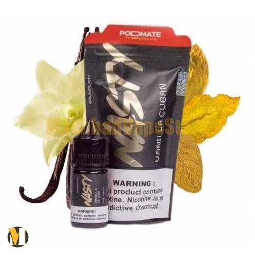 Nasty PodMate Vanilla Cuban SaltNic 30ml (1) سالت وانیل تنباکوی نستی <br><span>Nasty PodMate Vanilla Cuban SaltNic 30ml</span> - Image 1