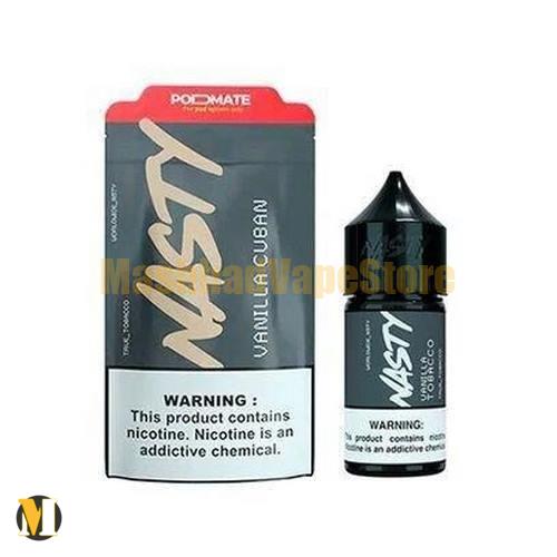 Nasty PodMate Vanilla Cuban SaltNic 30ml (2) سالت وانیل تنباکوی نستی <br><span>Nasty PodMate Vanilla Cuban SaltNic 30ml</span> - Image 2