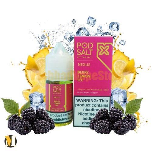 Pod Salt Nexus Berry Lemon Ice 30ml (1) سالت توت فرنگی لیمو یخ پاد سالت <br><span>Pod Salt Nexus Berry Lemon Ice 30ml</span> - Image 1
