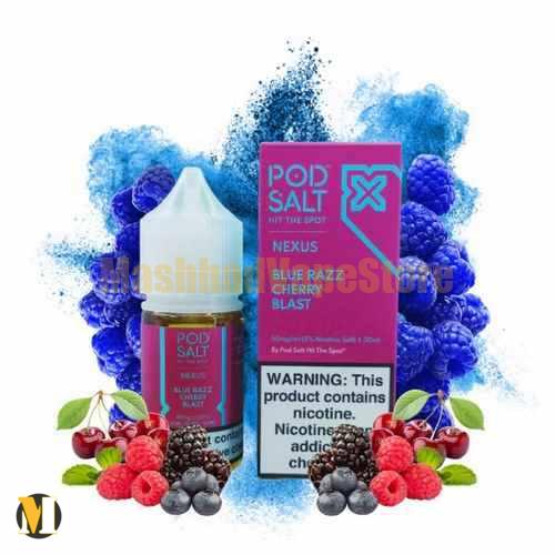Pod Salt Nexus Blue Razz Cherry Blast 30ml (2) سالت بلوبری رزبری گیلاس پاد سالت <br><span>Pod Salt Nexus Blue Razz Cherry Blast 30ml</span> - Image 1