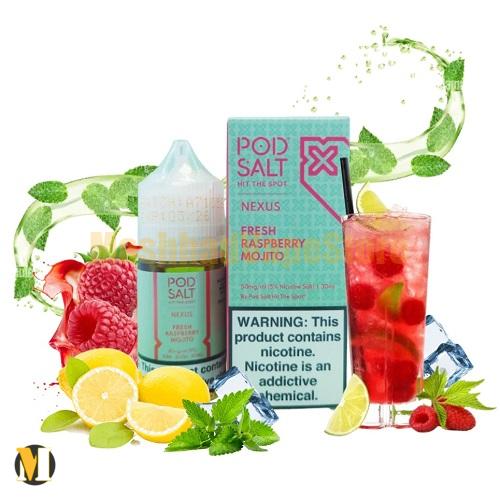 Pod Salt Nexus Fresh Raspberry Mojito 30ml (1) سالت موهیتو رزبری نعنا پاد سالت <br><span>Pod Salt Nexus Fresh Raspberry Mojito 30ml</span> - Image 1
