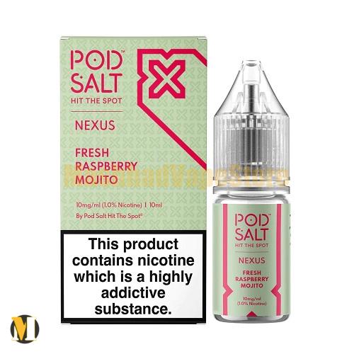 Pod Salt Nexus Fresh Raspberry Mojito 30ml (2) سالت موهیتو رزبری نعنا پاد سالت <br><span>Pod Salt Nexus Fresh Raspberry Mojito 30ml</span> - Image 2