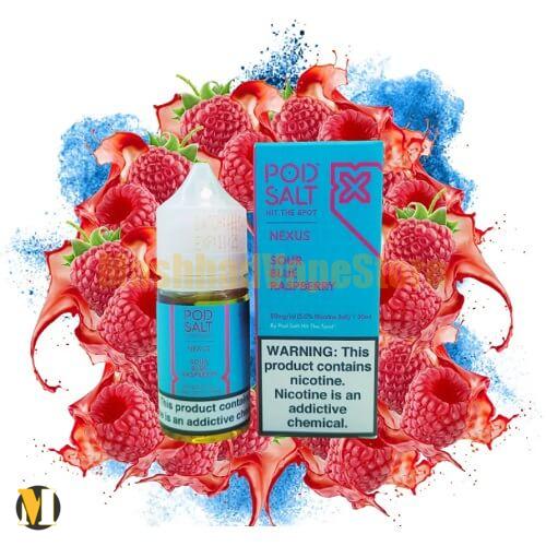 Pod Salt Nexus Sour Blue Raspberry 30ml (1) سالت بلوبری تمشک پاد سالت <br><span>Pod Salt Nexus Sour Blue Raspberry 30ml</span> - Image 1