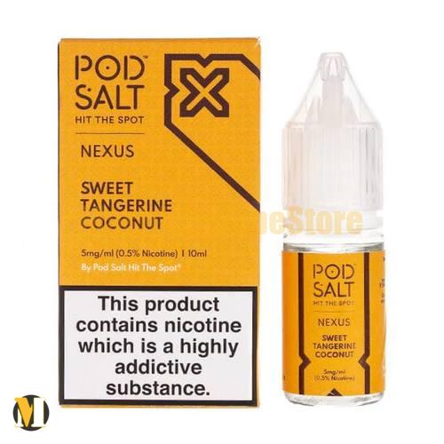 Pod-Salt-Nexus-Sweet-Tangerine-Coconut-30ml سالت نارنگی شیرین نارگیل پاد سالت <br><span>Pod Salt Nexus Sweet Tangerine Coconut 30ml</span> - Image 2