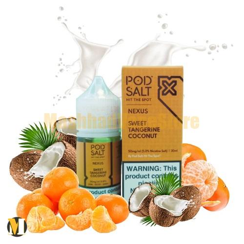 Pod Salt Nexus Sweet Tangerine Coconut 30ml سالت نارنگی شیرین نارگیل پاد سالت <br><span>Pod Salt Nexus Sweet Tangerine Coconut 30ml</span> - Image 1