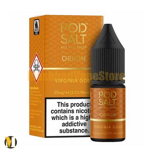 Pod Salt Origin Virginia Gold 30ml (2) سالت ویرجینیا طلایی پاد سالت <br><span>Pod Salt Origin Virginia Gold 30ml</span> - Image 2