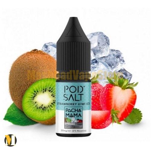 Pod Salt Pacha Mama Strawberry Kiwi Ice 30ml (1) سالت توت فرنگی کیوی یخ پاد سالت <br><span>Pod Salt Pacha Mama Strawberry Kiwi Ice 30ml</span> - Image 1