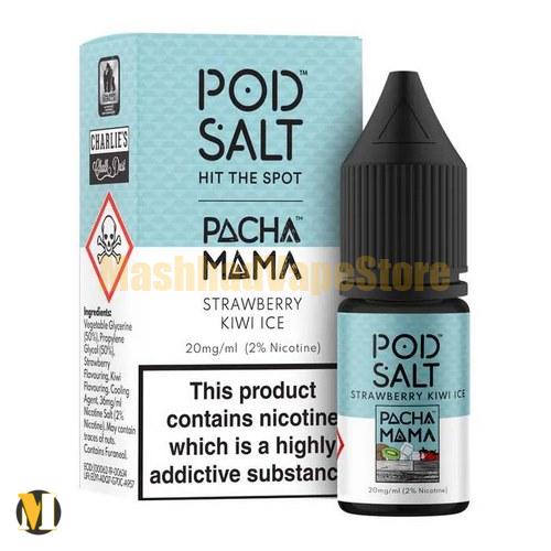 Pod Salt Pacha Mama Strawberry Kiwi Ice 30ml (2) سالت توت فرنگی کیوی یخ پاد سالت <br><span>Pod Salt Pacha Mama Strawberry Kiwi Ice 30ml</span> - Image 2