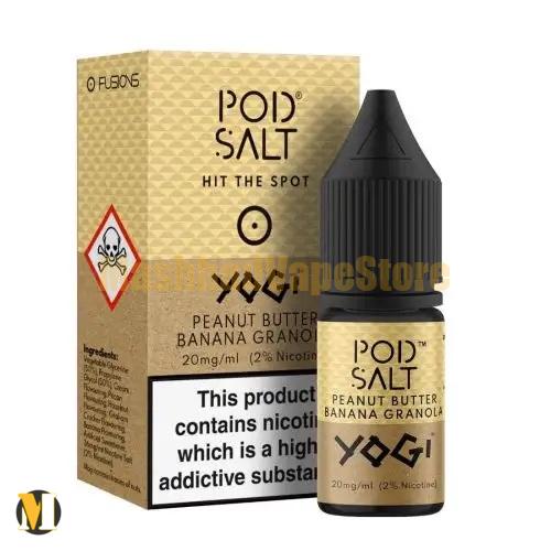 Pod Salt YOGI Peanut Butter Banana Granola 30ml سالت کره بادام زمینی موز گرانولا پاد سالت <br><span>Pod Salt YOGI Peanut Butter Banana Granola 30ml</span> - Image 2