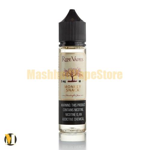 RIPE VAPES MONKEY SNACK E-Juice 60ml (2) جویس خامه موز بادام زمینی رایپ ویپز <br><span>Ripe Vapes Monkey Snack 60ml</span> - Image 2