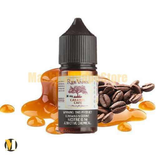 Ripe Vapes Caramel Cafe SaltNic 30ml (1) سالت قهوه کارامل رایپ ویپز <br><span>Ripe Vapes Caramel Cafe SaltNic 30ml</span> - Image 1