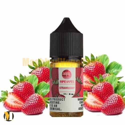 Ripe Vapes Strawberry SaltNic 30ml (1) سالت توت فرنگی رایپ ویپز <br><span>Ripe Vapes Strawberry SaltNic 30ml</span> - Image 1