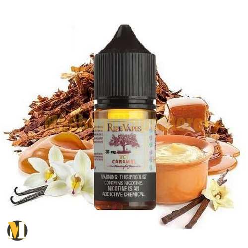 Ripe Vapes Vct Caramel SaltNic 30ml (1) سالت تنباکو کارامل رایپ ویپز <br><span>Ripe Vapes Vct Caramel SaltNic 30ml</span> - Image 1