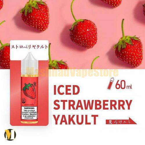 TOKYO ICED STRAWBERRY YAKULT E-JUICE 60ml (1) جویس توت فرنگی یخ توکیو <br><span>Tokyo Iced Strawberry Yakult 60ml</span> - Image 2