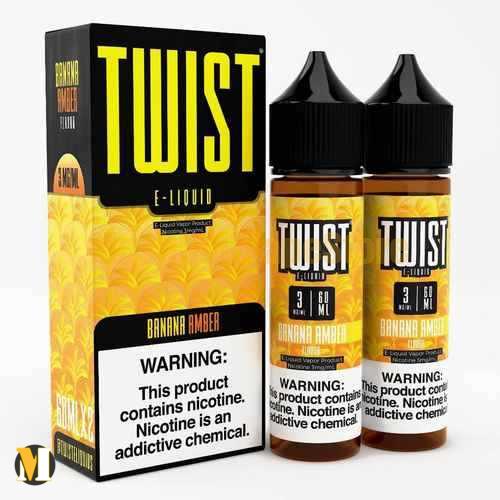Twist Banana Amber E-Liquid 60ml (1) جویس موز کوکی توئیست <br><span>Twist Banana Amber 60ml</span> - Image 2
