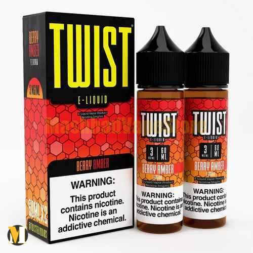 Twist Berry Amber E-Liquid 60ml (2) جویس عسل مربای توت فرنگی توئیست <br><span>Twist Berry Amber 60ml</span> - Image 2