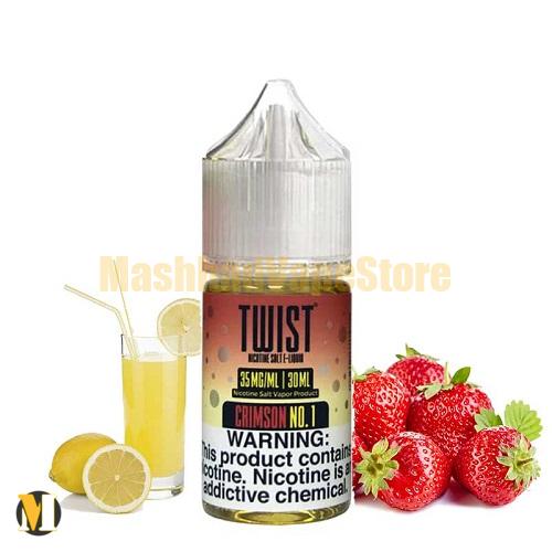 Twist Crimson Crush No.1 SaltNic 30ml (1) سالت توت فرنگی لیمونا توئیست <br><span>Twist Crimson Crush No.1 SaltNic 30ml</span> - Image 1