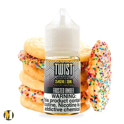 Twist Frosted Amber SaltNic 30ml (1) سالت کوکی وانیلی توئیست <br><span>Twist Frosted Amber SaltNic 30ml</span> - Image 1