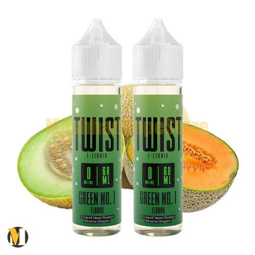 Twist Green No.1 E-Liquid 60ml (1) جویس طالبی توئیست <br><span>Twist Green No.1 60ml</span> - Image 1