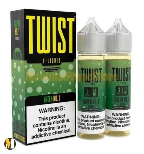 Twist Green No.1 E-Liquid 60ml (2) جویس طالبی توئیست <br><span>Twist Green No.1 60ml</span> - Image 2