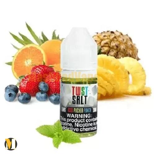 Twist Iced Pucker Punch SaltNic 30ml (1) سالت بری آناناس طالبی یخ توئیست <br><span>Twist Iced Pucker Punch SaltNic 30ml</span> - Image 1