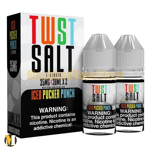 Twist Iced Pucker Punch SaltNic 30ml (2) سالت بری آناناس طالبی یخ توئیست <br><span>Twist Iced Pucker Punch SaltNic 30ml</span> - Image 2