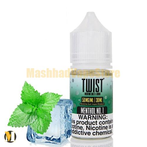 Twist Menthol No.1 SaltNic 30ml (1) سالت نعناع یخ توئیست <br><span>Twist Menthol No.1 SaltNic 30ml</span> - Image 1