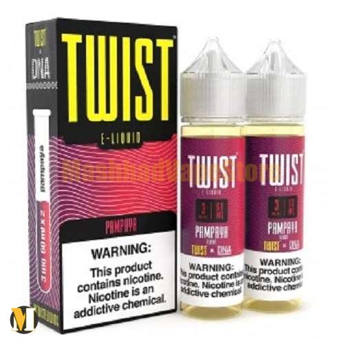 Twist Pampaya E-Liquid 60ml (2) جویس انار و پاپایا توئیست <br><span>Twist Pampaya 60ml</span> - Image 2