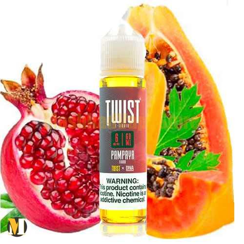 Twist-Pampaya-E-Liquid-60ml جویس انار و پاپایا توئیست <br><span>Twist Pampaya 60ml</span> - Image 1