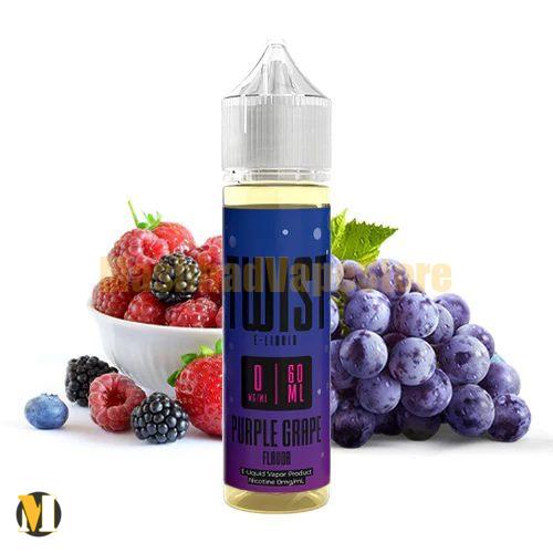 Twist Purple Grape E-Liquid 60ml (1) جویس انگور میکس بری توئیست <br><span>Twist Purple Grape 60ml</span> - Image 1