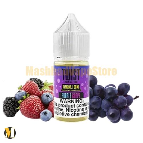 Twist Purple Grape SaltNic 30ml (1) سالت انگور میکس بری توئیست <br><span>Twist Purple Grape SaltNic 30ml</span> - Image 1