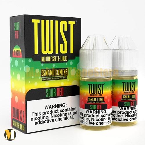 Twist Sour Red SaltNic 30ml (2) سالت پاستیل هندوانه ترش توئیست <br><span>Twist Sour Red SaltNic 30ml</span> - Image 2