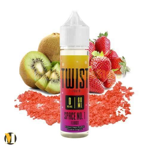 Twist Space No.1 E-Liquid 60ml (1) جویس توت فرنگی کیوی توئیست <br><span>Twist Space No.1 60ml</span> - Image 1