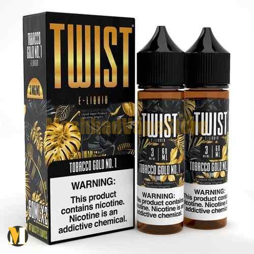 Twist Tobacco Gold No.1 E-Liquid 60ml (1) جویس تنباکو طلایی توئیست <br><span>Twist Tobacco Gold No.1 60ml</span> - Image 2