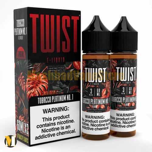 Twist Tobacco Platinum No.1 E-Liquid 60ml (2) جویس تنباکو پلاتین توئیست <br><span>Twist Tobacco Platinum No.1 60ml</span> - Image 2