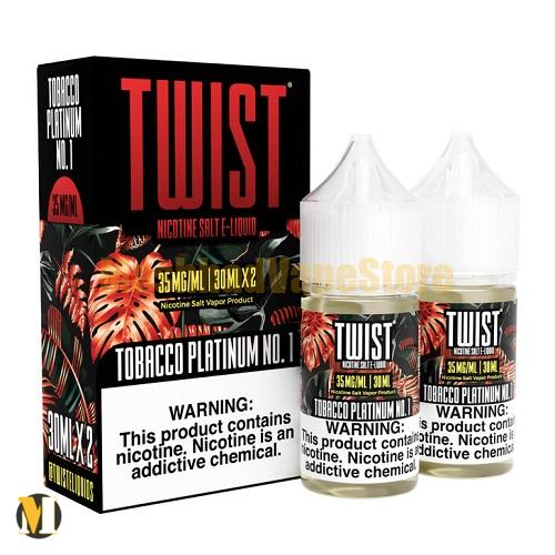 Twist Tobacco Platinum No.1 SaltNic 30ml (2) سالت تنباکو پلاتین توئیست <br><span>Twist Tobacco Platinum No.1 SaltNic 30ml</span> - Image 2