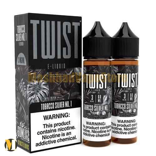 Twist Tobacco Silver No.1 E-Liquid 60ml (2) جویس تنباکو سیلور توئیست <br><span>Twist Tobacco Silver No.1 60ml</span> - Image 2
