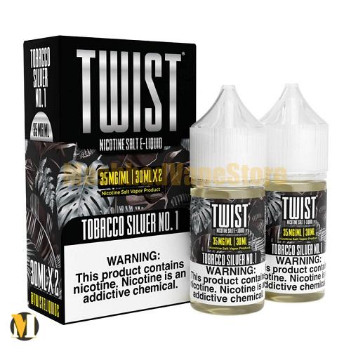 Twist Tobacco Silver No.1 SaltNic 30ml (2) سالت تنباکو سیلور توئیست <br><span>Twist Tobacco Silver No.1 SaltNic 30ml</span> - Image 2