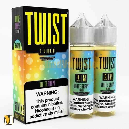 Twist White Grape E-Liquid 60ml (2) جویس شراب سفید توئیست <br><span>Twist White Grape 60ml</span> - Image 2