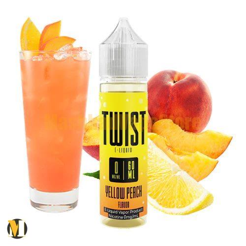 Twist Yellow Peach E-Liquid 60ml (1) جویس لیموناد هلو توئیست <br><span>Twist Yellow Peach 60ml</span> - Image 1