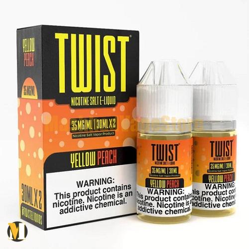 Twist Yellow Peach SaltNic 30ml (2) سالت لیموناد هلو توئیست <br><span>Twist Yellow Peach SaltNic 30ml</span> - Image 2