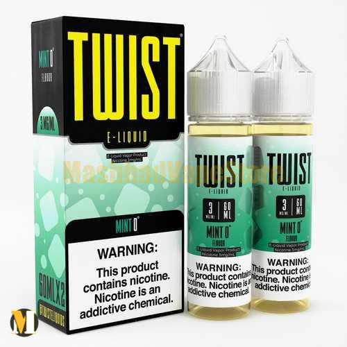 Twist mint 0 E-Liquid 60ml (2) جویس آدامس نعنایی توئیست <br><span>Twist mint 0 60ml</span> - Image 2